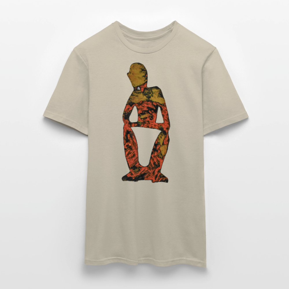 Männer T-Shirt Stille - Sandbeige