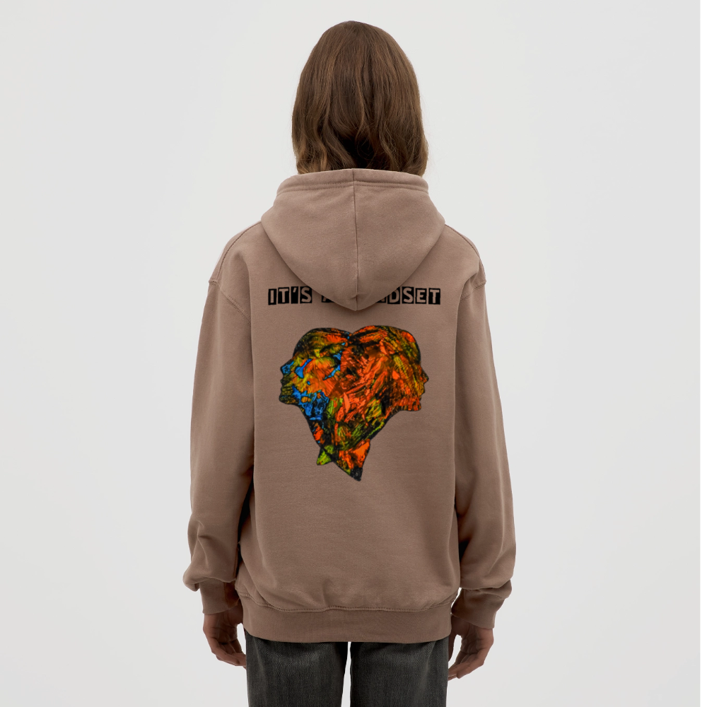 Unisex Hoodie Espejo Backprint - Mokka