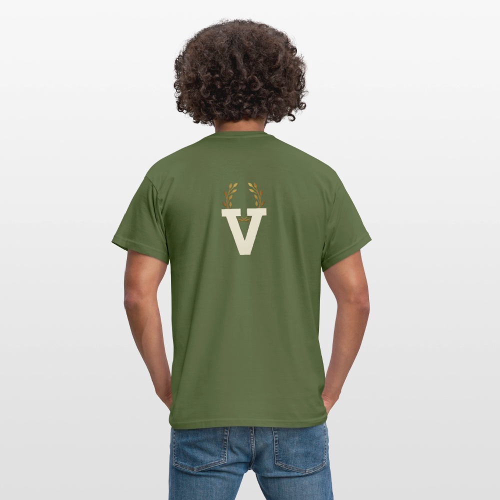 Männer T-Shirt Stille - Militärgrün