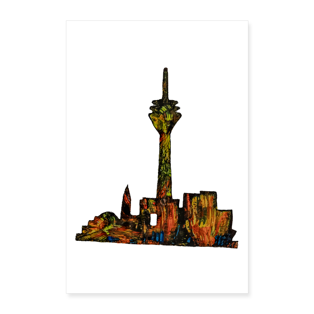 Poster 40x60 cm - Weiß