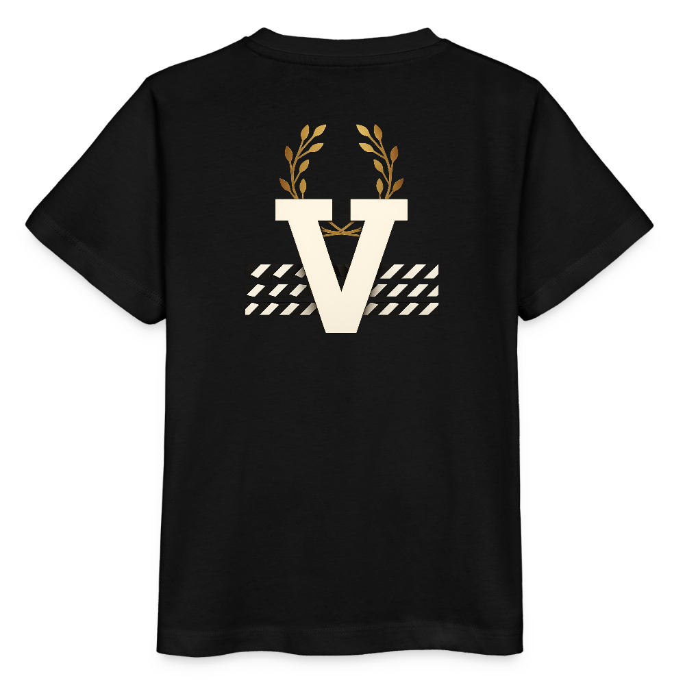 Unisex Kinder T-Shirt Zirkulation - Schwarz