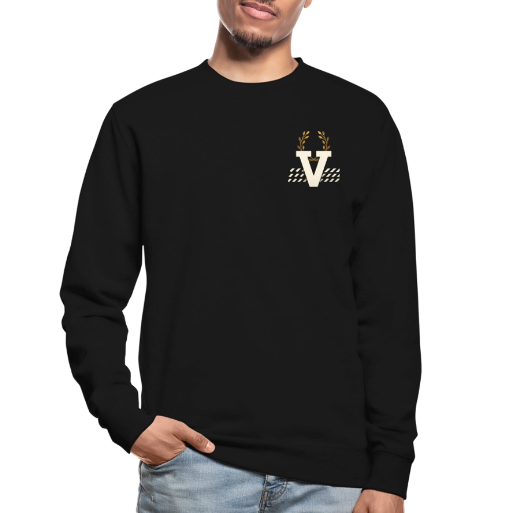 Unisex Pulli Buddha Backprint - Schwarz