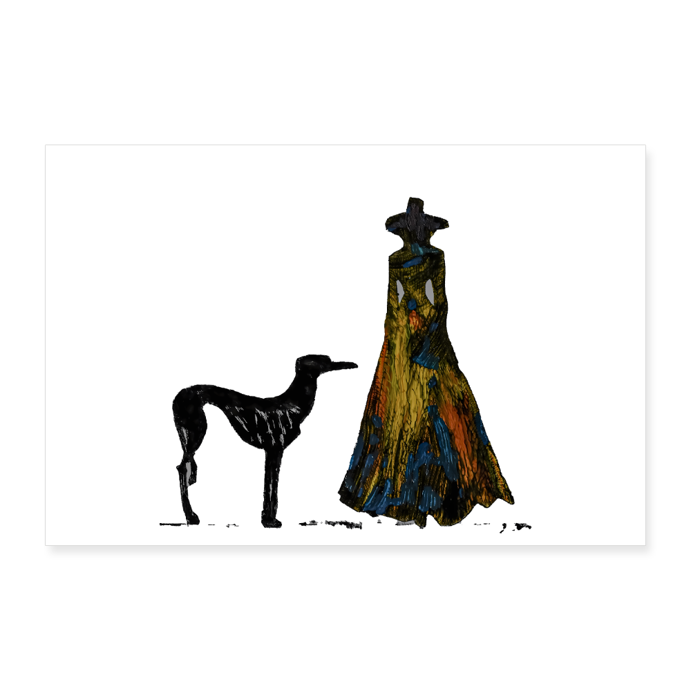 Poster 30x20 cm - Weiß