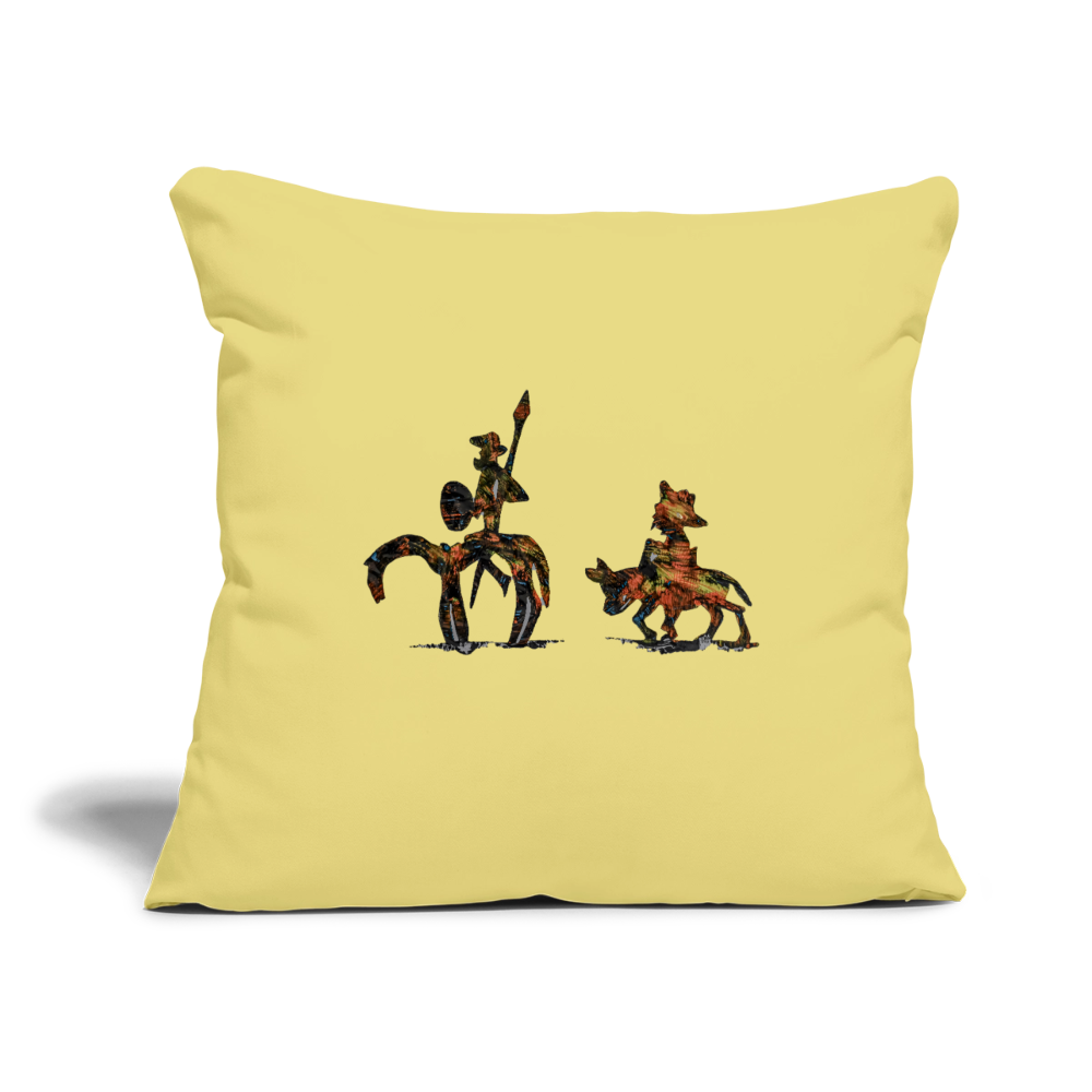 Sofakissenbezug 44 x 44 cm - Hellgelb