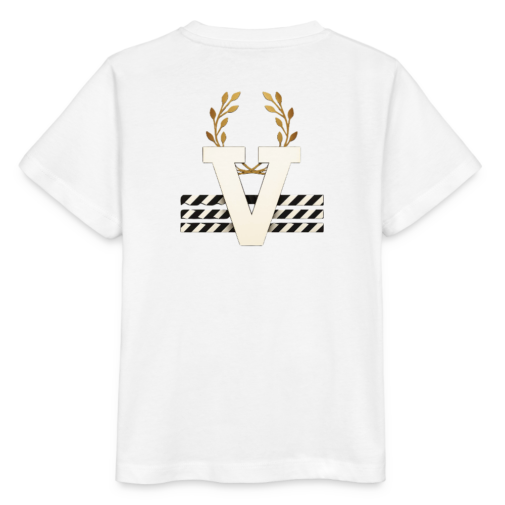 Unisex Kinder T-Shirt Zirkulation - Weiß