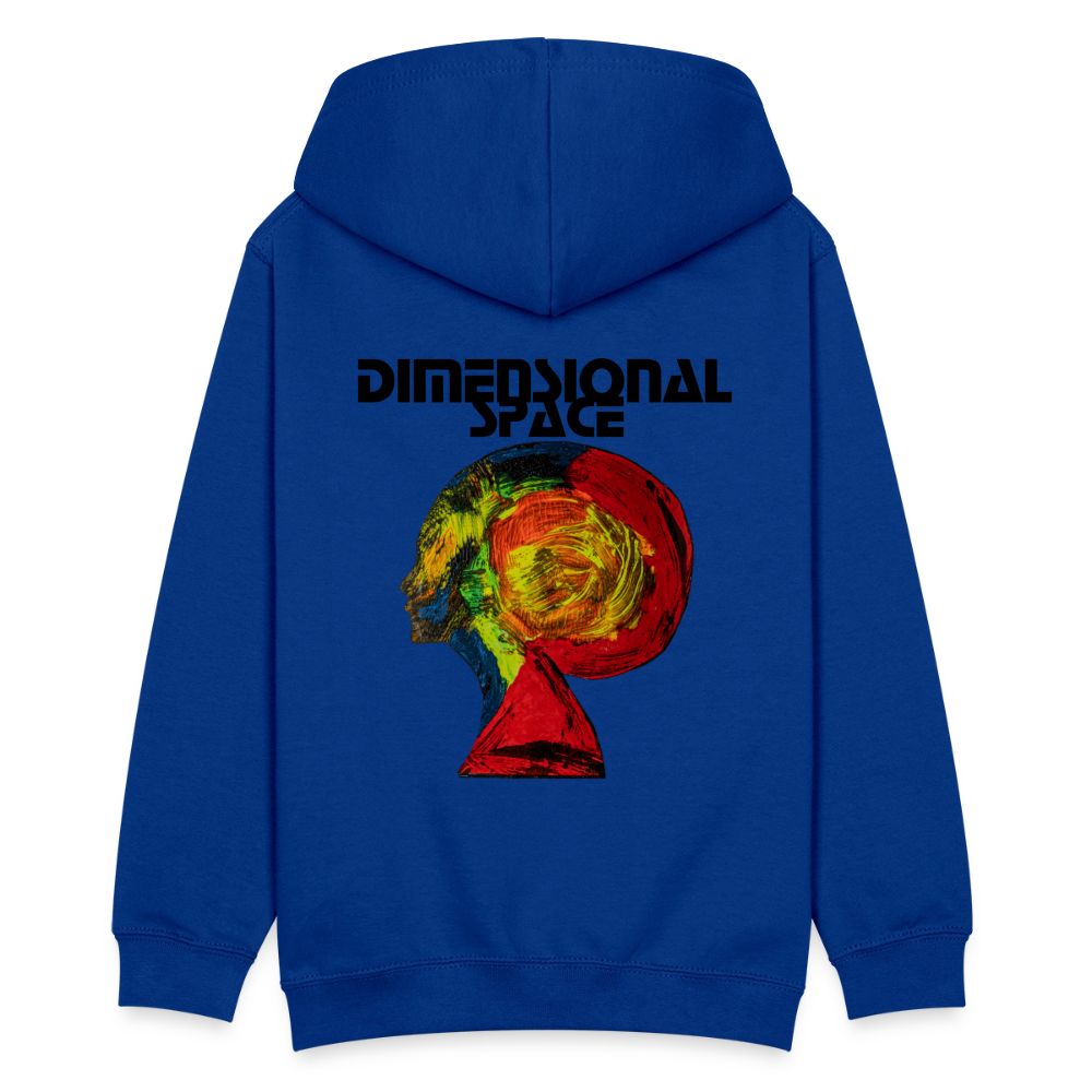 Teenager Hoodie Gaia Backprint - Royalblau