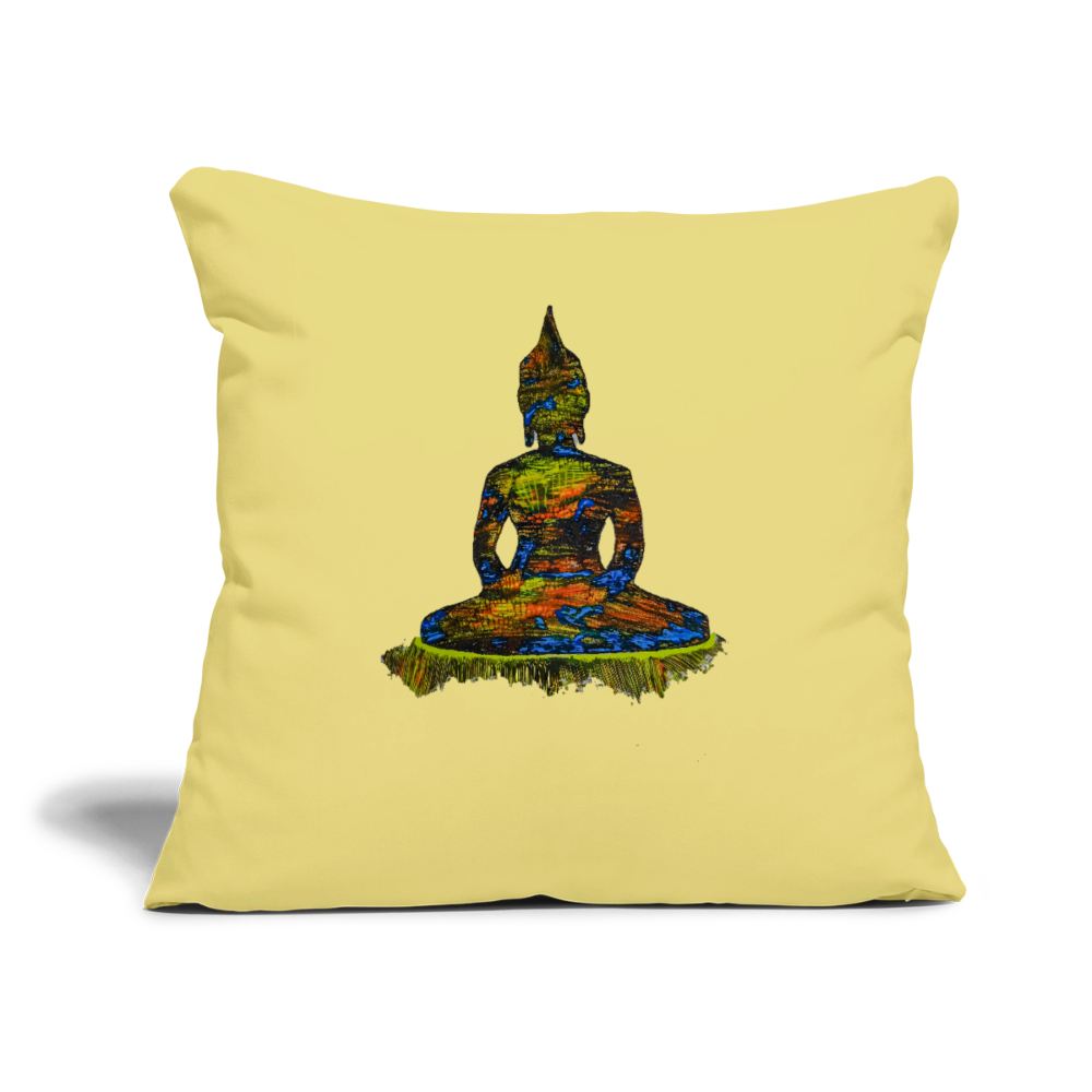 Sofakissen mit Füllung 44 x 44 cm - Hellgelb