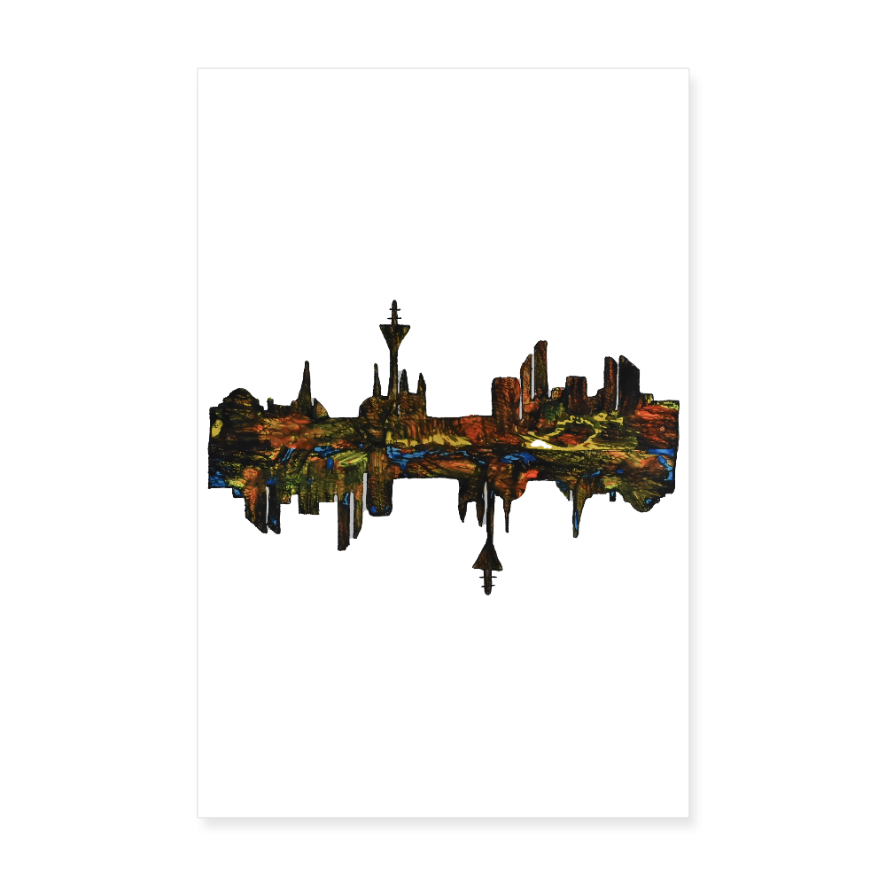 Poster 20x30 cm - Weiß