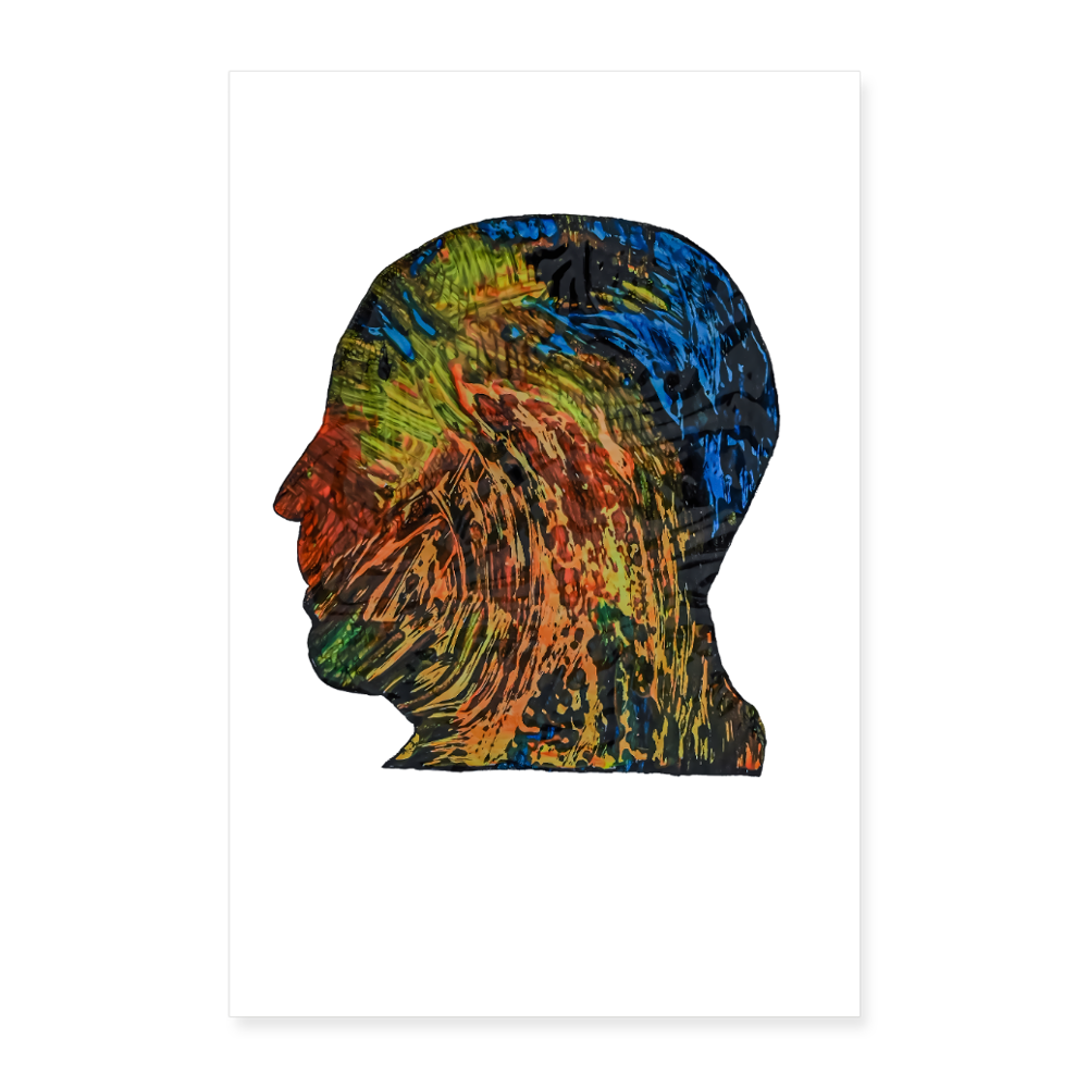 Poster 60x90 cm - Weiß