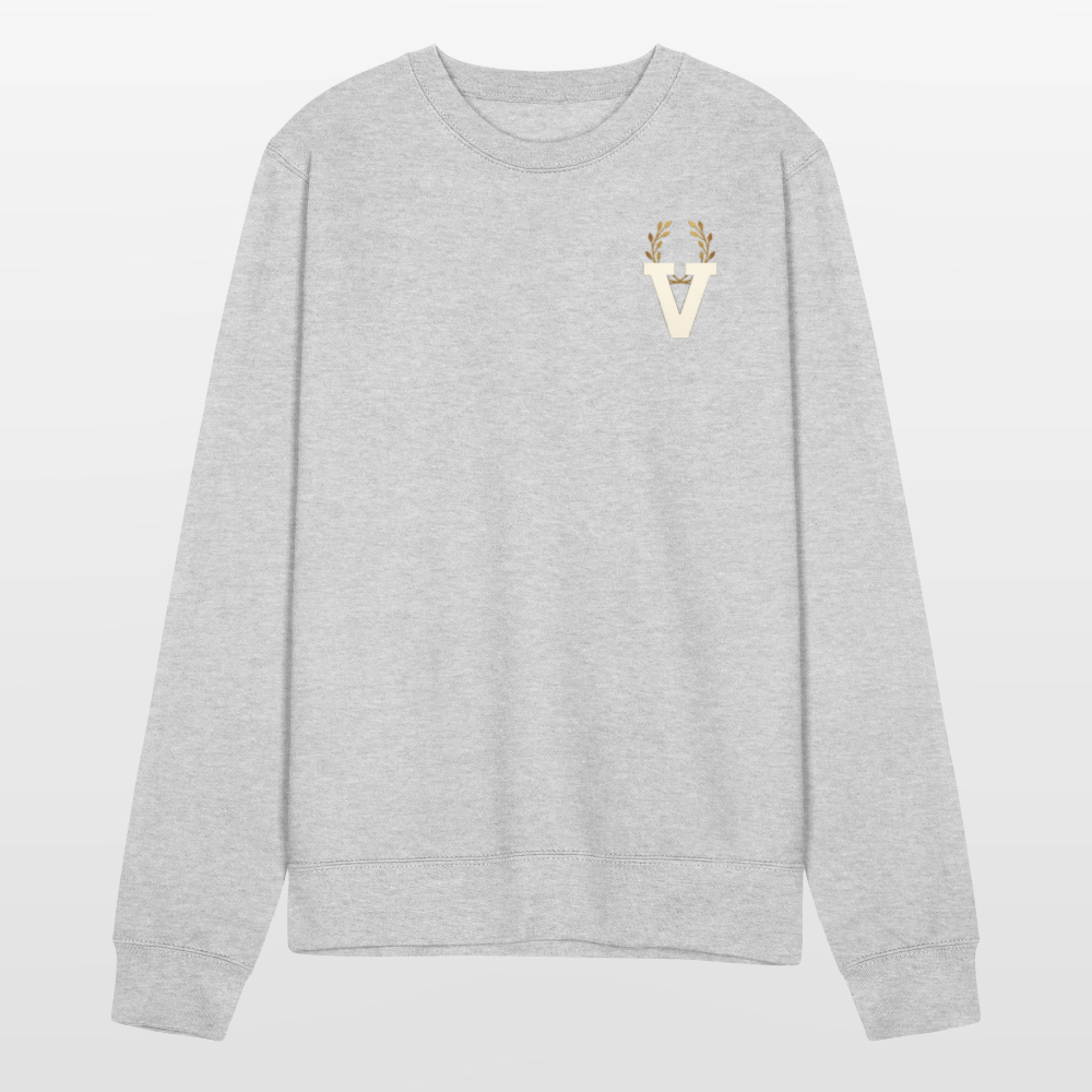 Männer Pulli Espejo Backprint - Weißgrau meliert