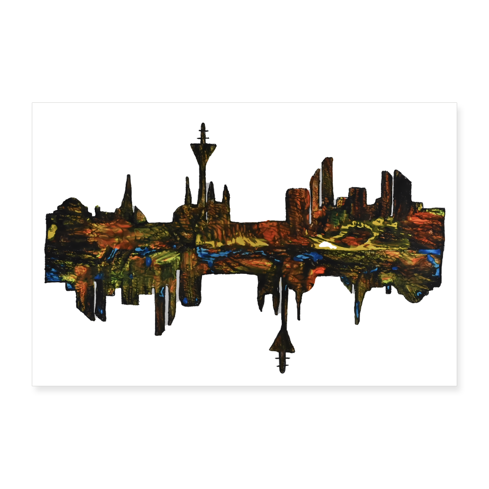 Poster 60x40 cm - Weiß