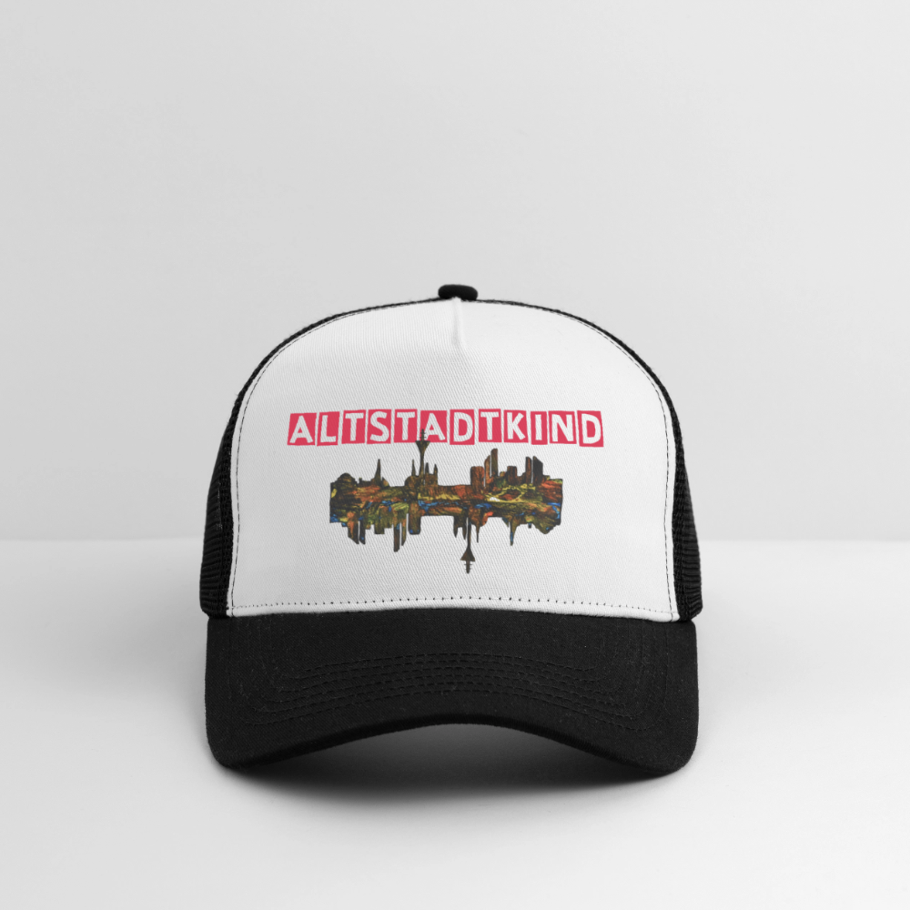 Trucker Cap - Weiß/Schwarz