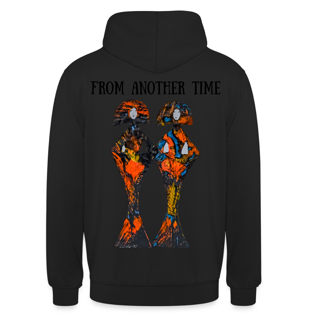 Unisex Hoodie Geishas Backprint - Schwarz