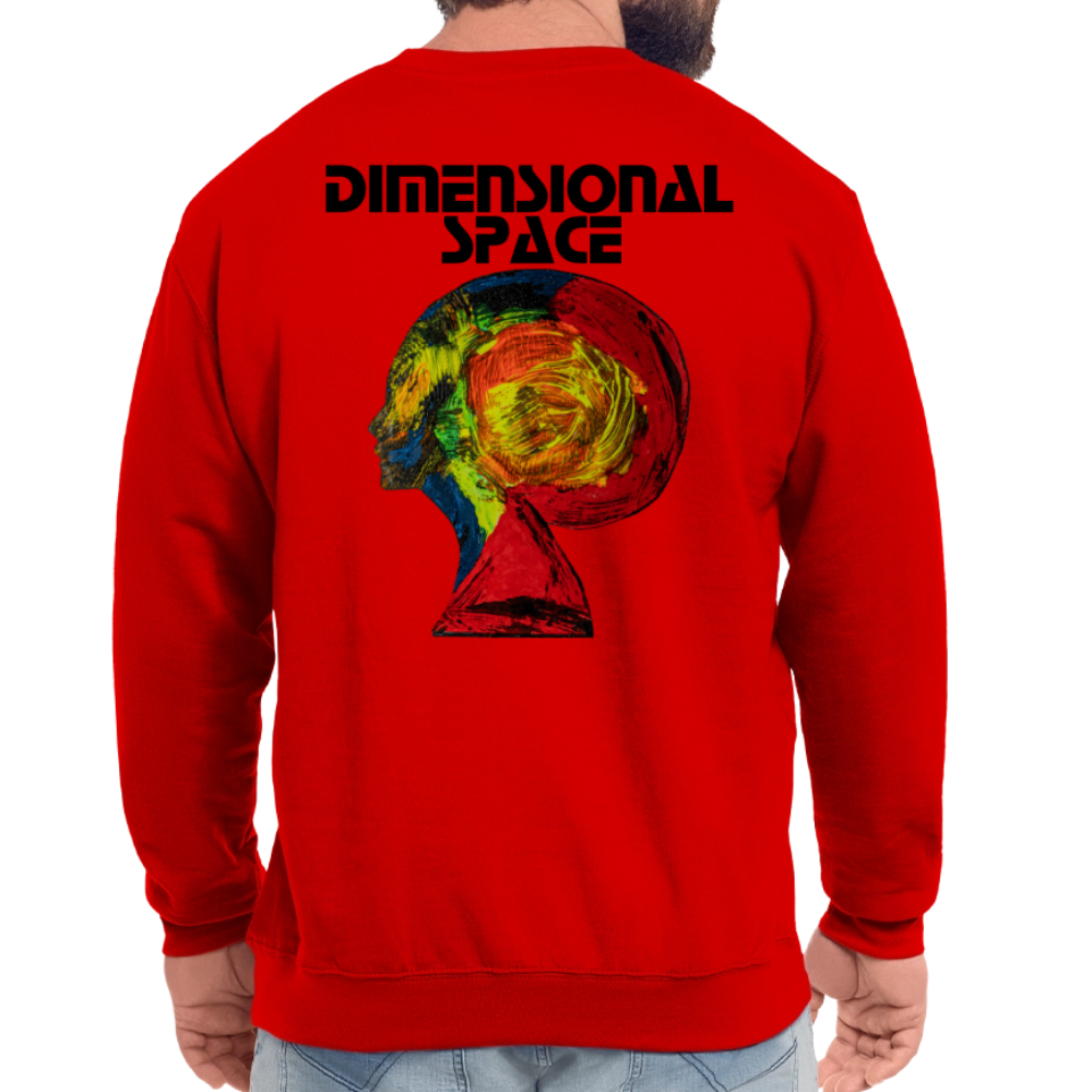 Unisex Pulli Gaia Backprint - Rot