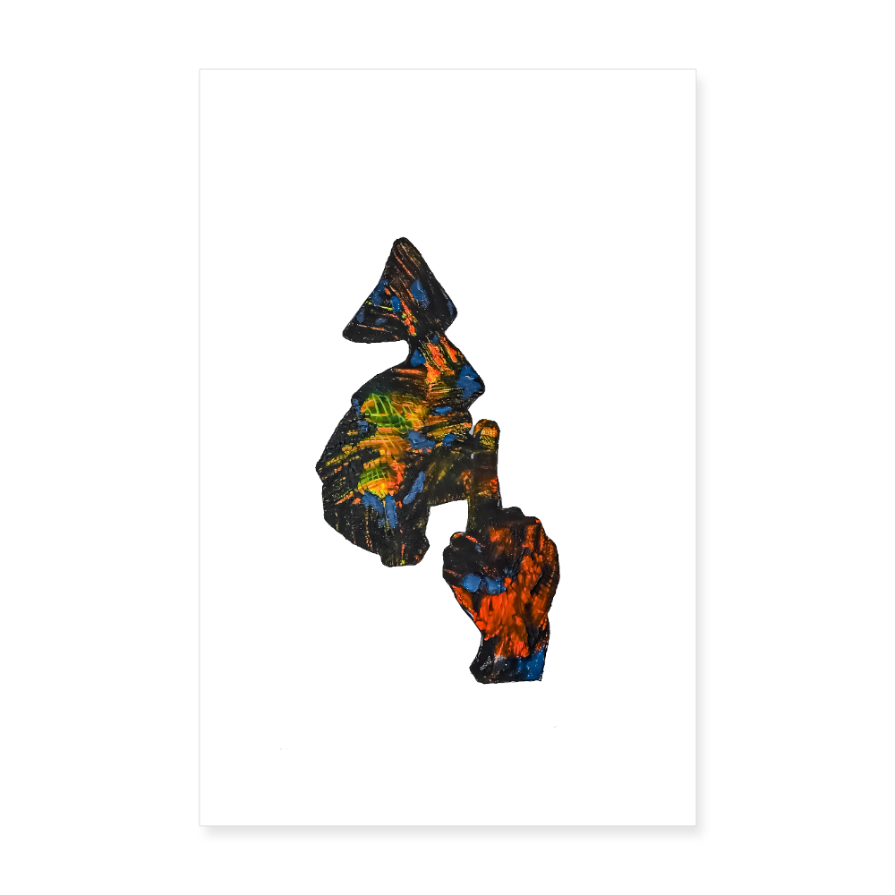 Poster 20x30 cm - Weiß