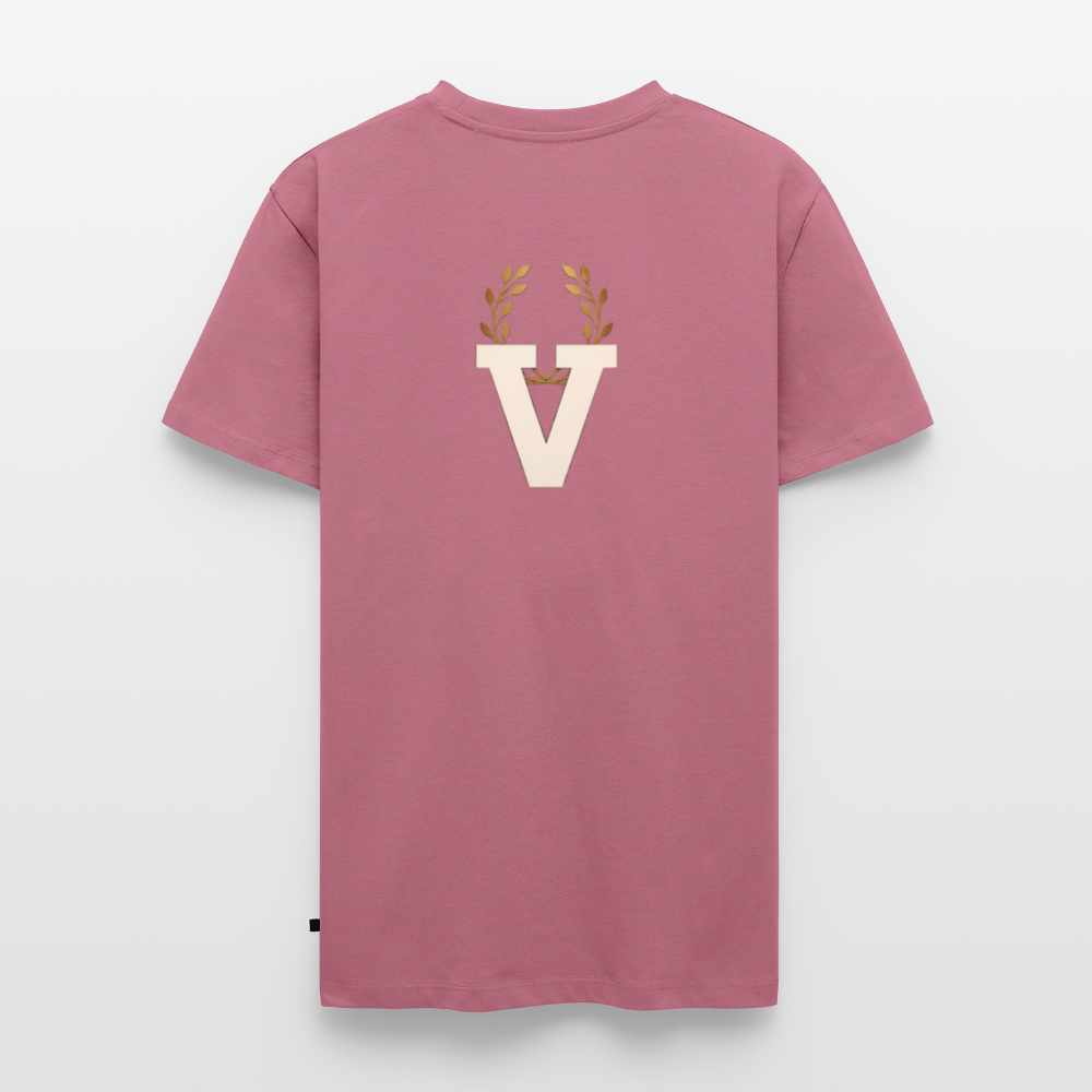 Männer Premium T-Shirt Zylinder und Stella - Mauve