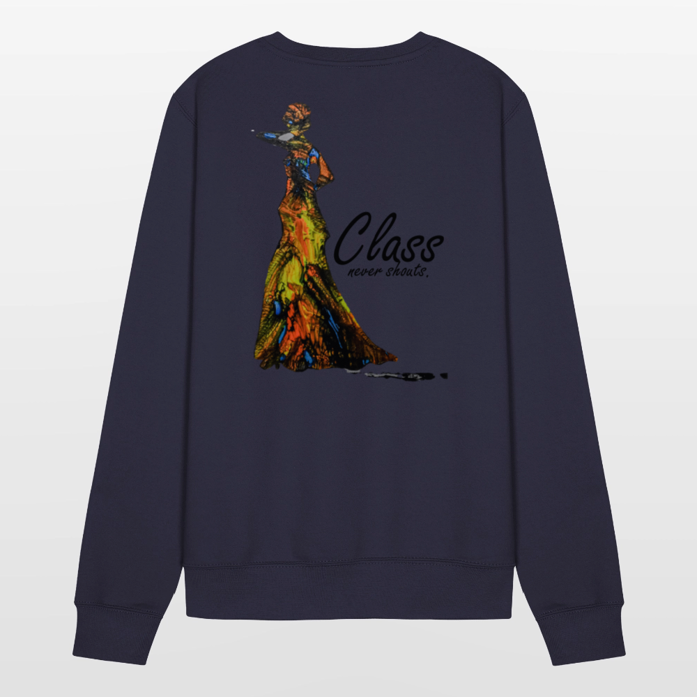 Unisex Pulli Class Backprint - Navy