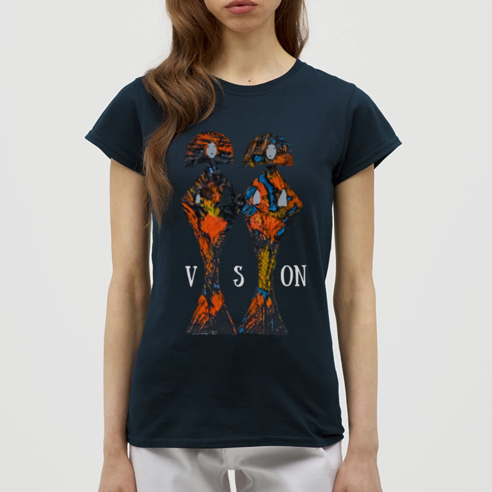 Frauen T-Shirt Geishas - Navy