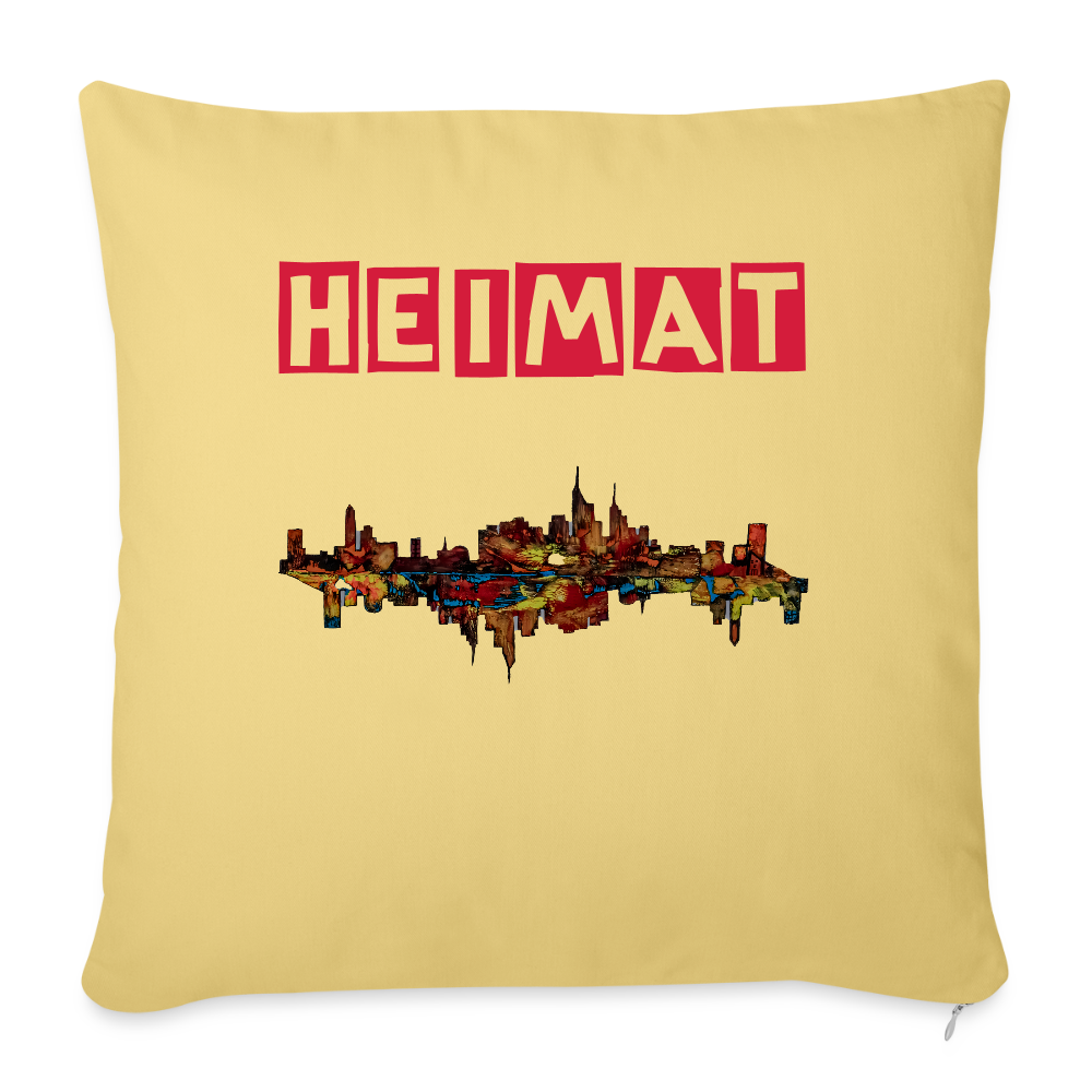Sofakissenbezug 44 x 44 cm - Hellgelb