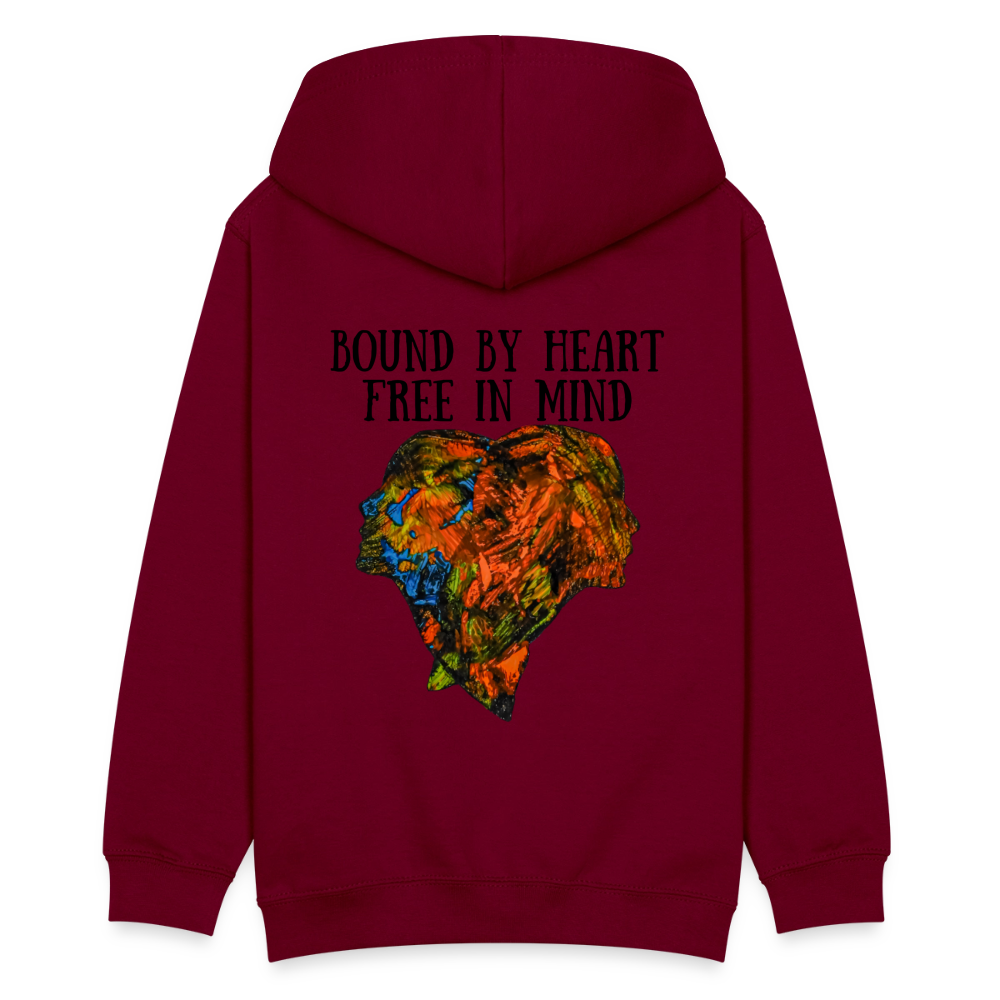 Teenager Hoodie Espejo Backprint - Bordeaux