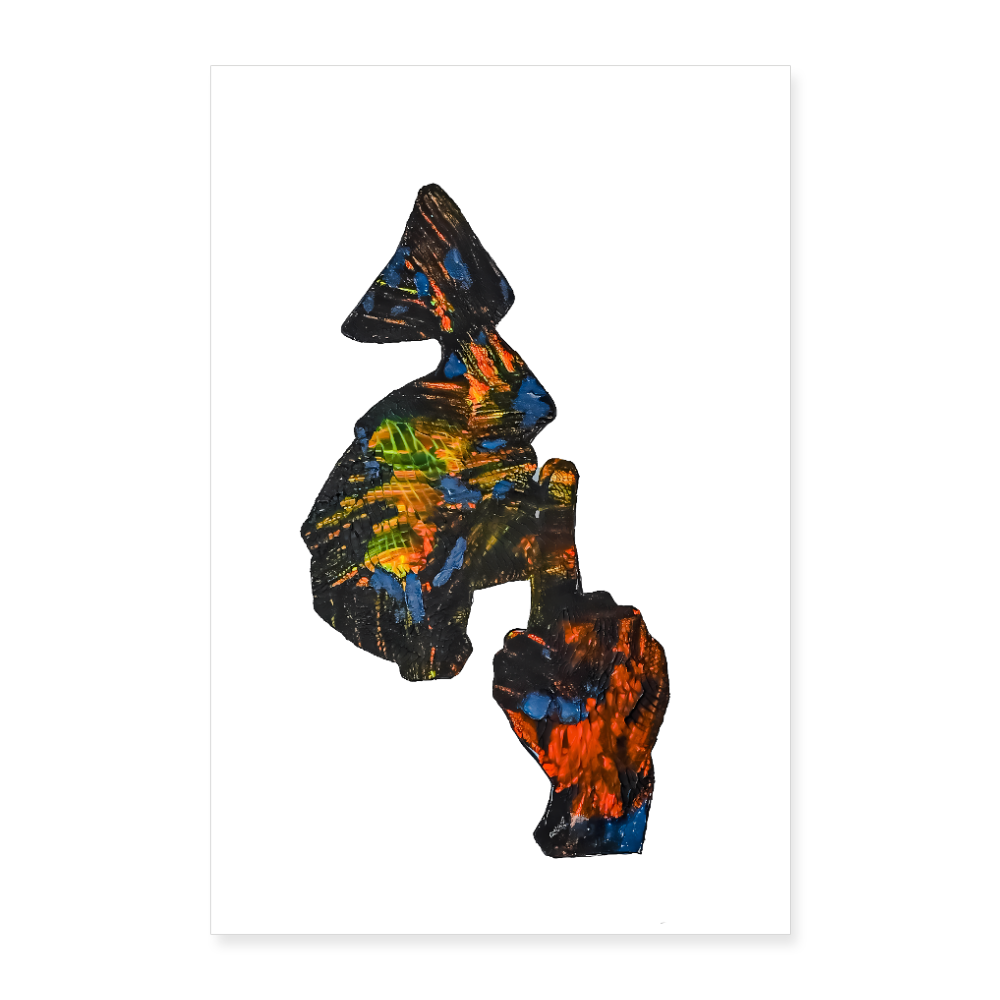 Poster 40x60 cm - Weiß