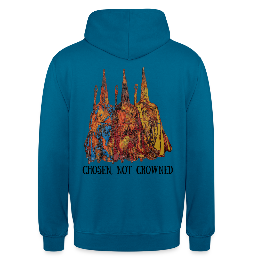 Unisex Hoodie Nazzarener Backprint - Tiefseeblau
