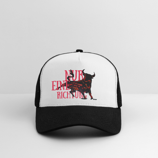 Trucker Cap - Weiß/Schwarz