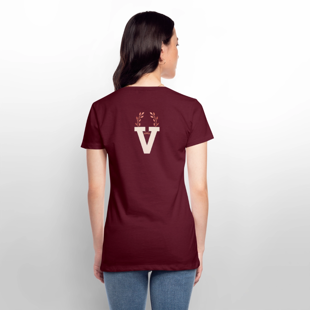 Frauen Premium T-Shirt Geishas - Burgunderrot