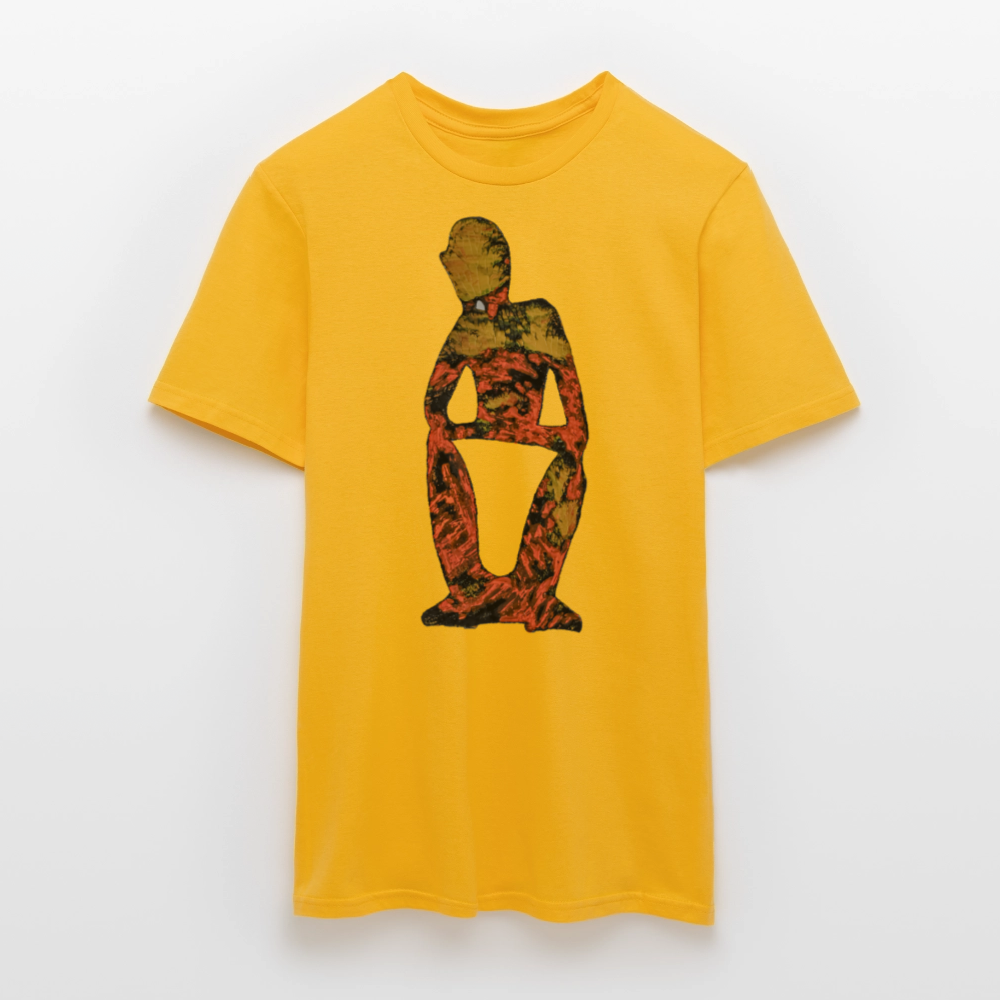 Männer T-Shirt Stille - Gelb