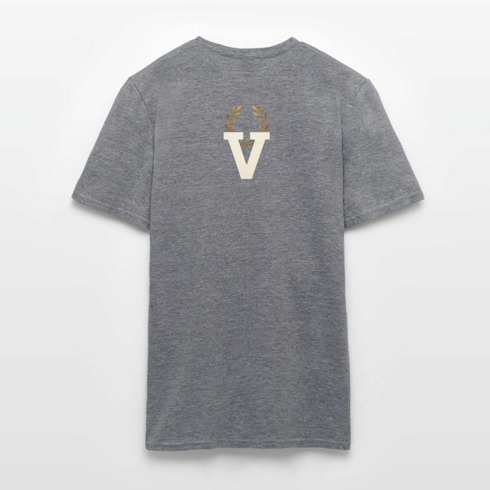 Männer T-Shirt Düsseldorfer Skyline V.7 - Graphit meliert