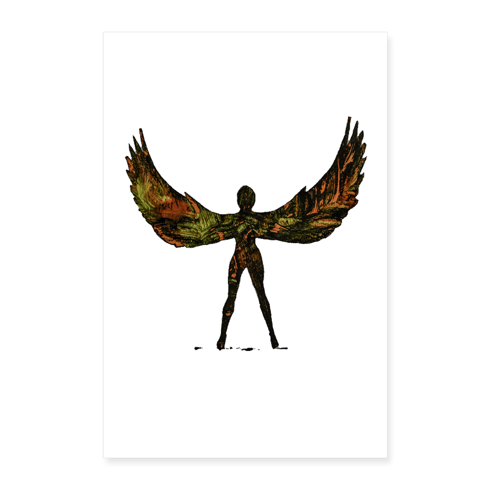 Poster 60x90 cm - Weiß