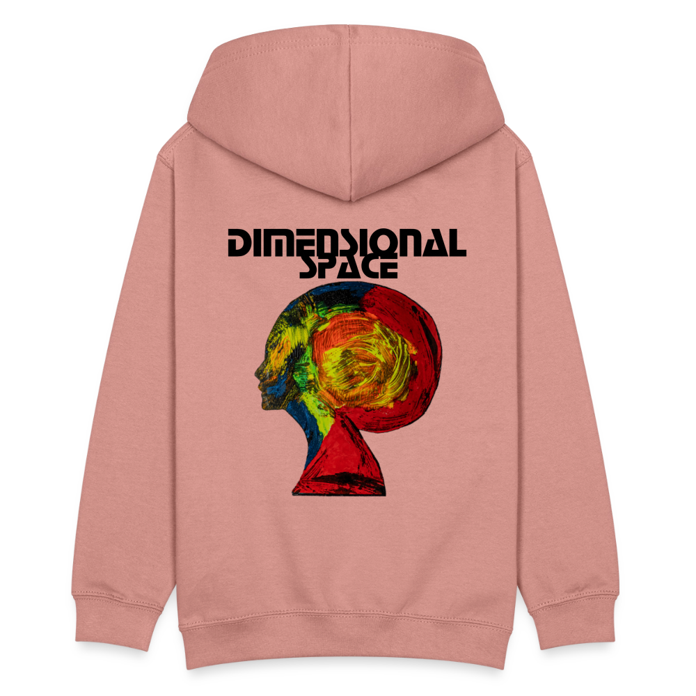 Teenager Hoodie Gaia Backprint - Altrosa