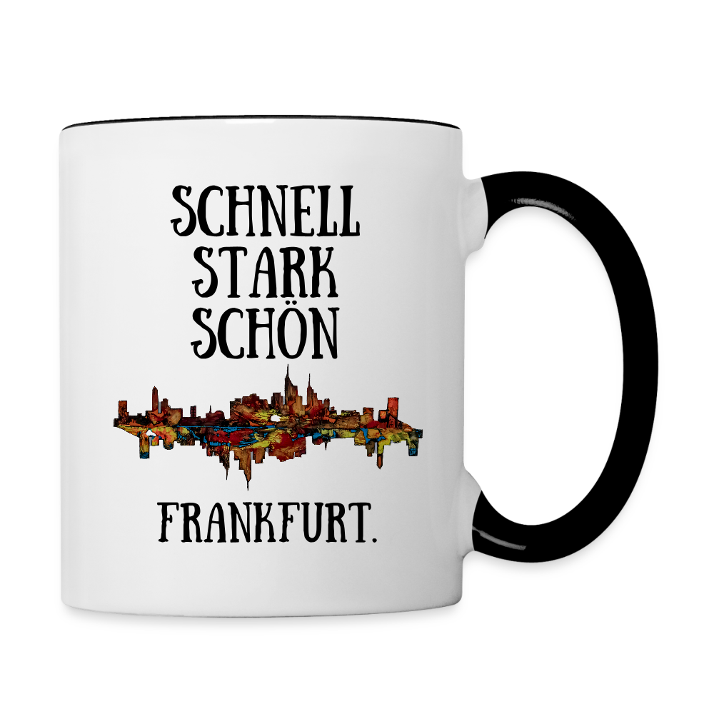 Tasse - Weiß/Schwarz
