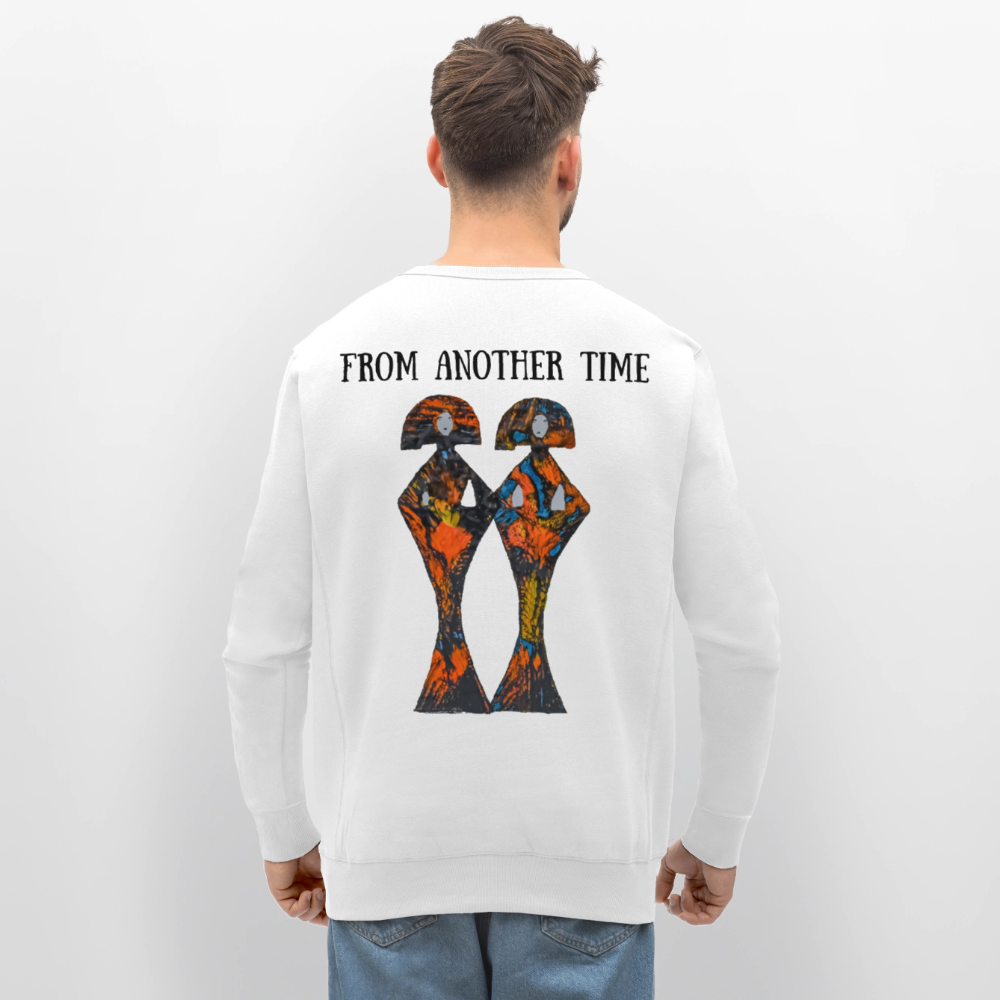 Unisex Bio Pulli Geishas Backprint - Weiß