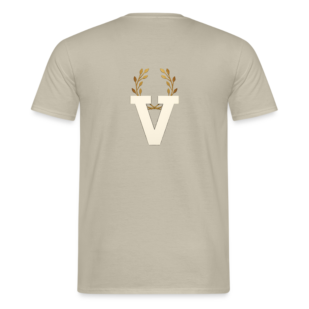 Männer T-Shirt Stille - Sandbeige