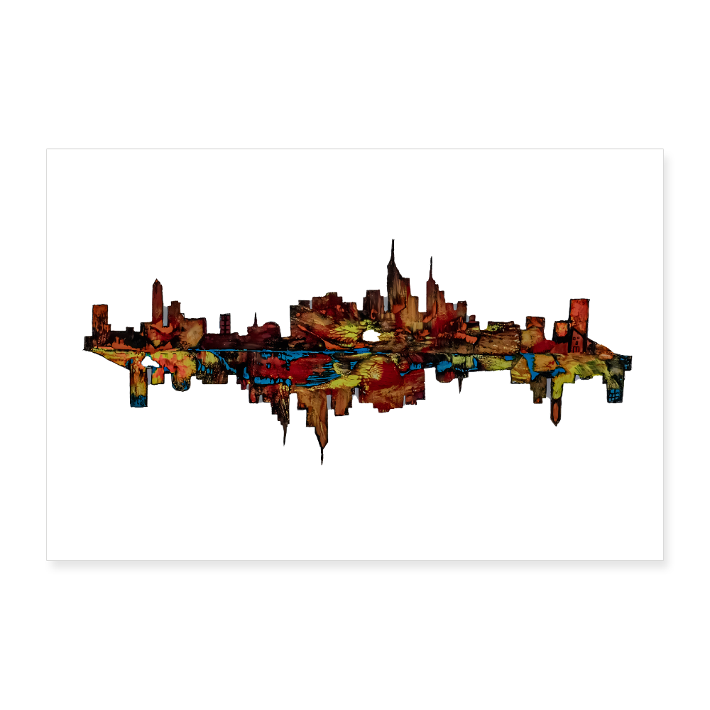 Poster 60x40 cm - Weiß