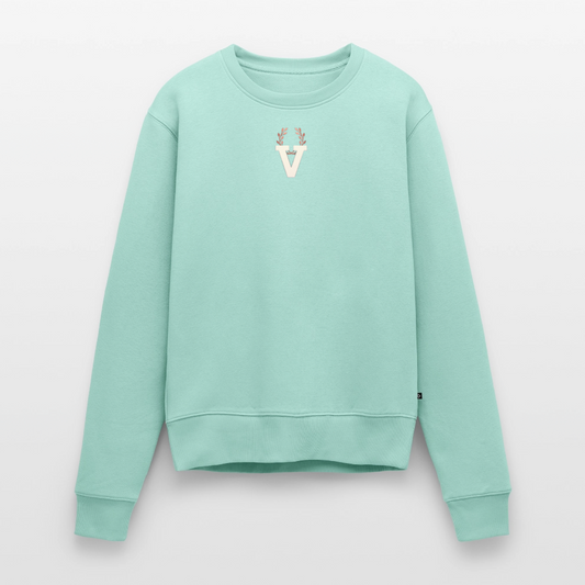 Frauen Pulli Espejo Backprint - Mint