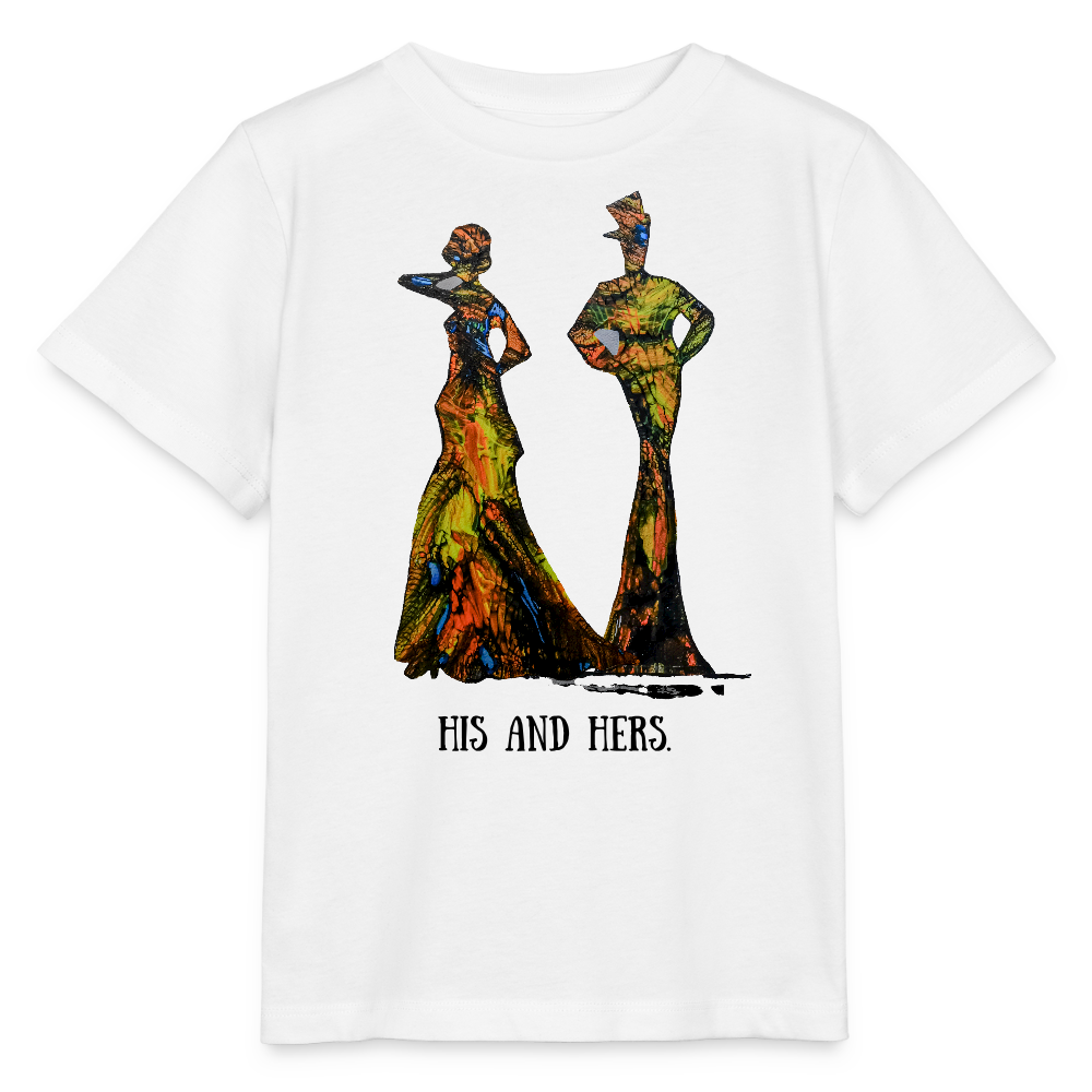 Unisex T-Shirt Zylinder und Stella - Weiß