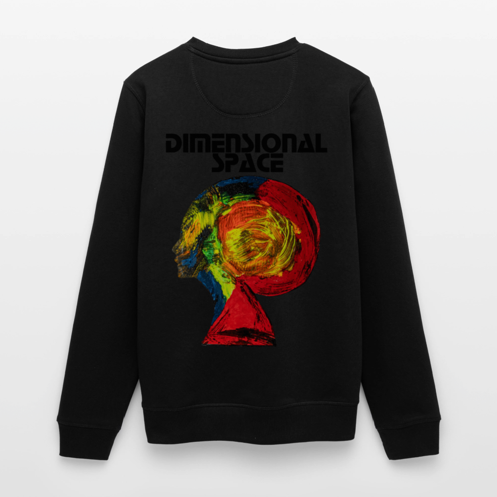 Unisex Bio Pulli Gaia Backprint - Schwarz