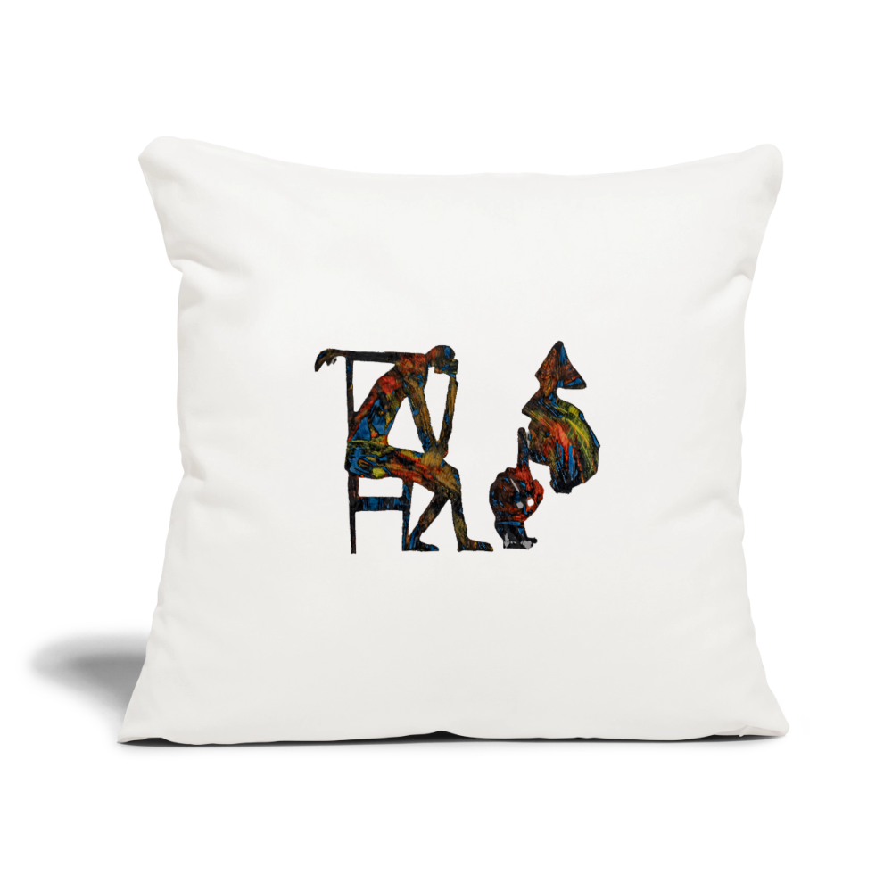 Sofakissenbezug 44 x 44 cm - Naturweiß