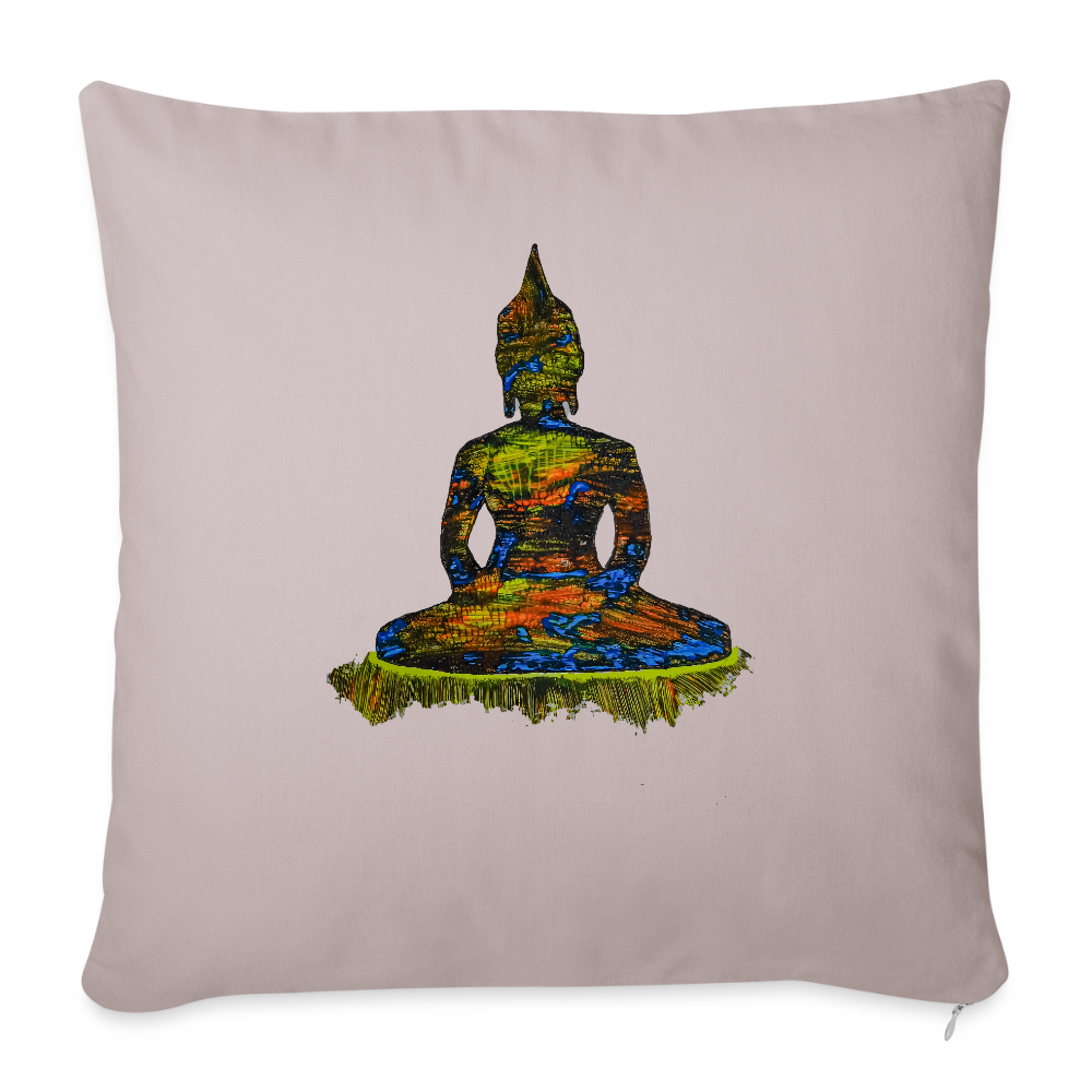 Sofakissen mit Füllung 44 x 44 cm - helles Taupe