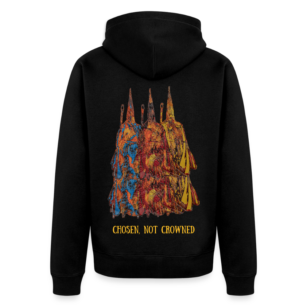 Männer Kapuzenjacke Nazzarener Backprint - Schwarz