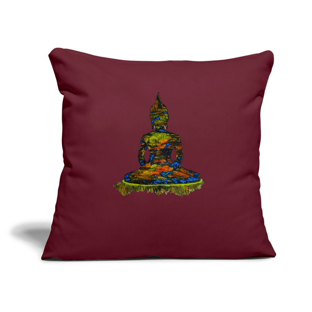 Sofakissenbezug 44 x 44 cm - Burgunderrot