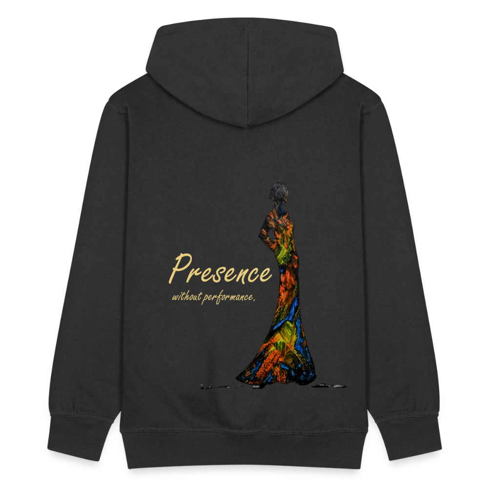 Männer Kapuzenjacke Presence Backprint - Schwarz