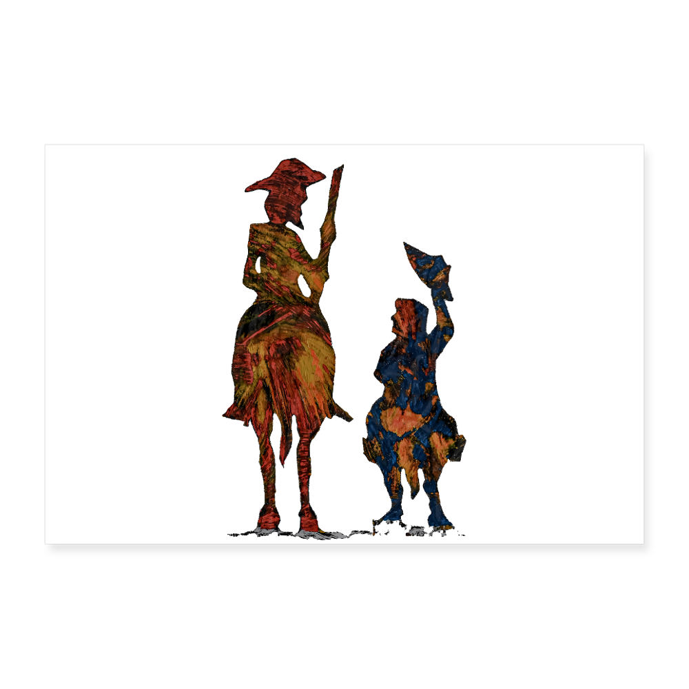 Poster 90x60 cm - Weiß