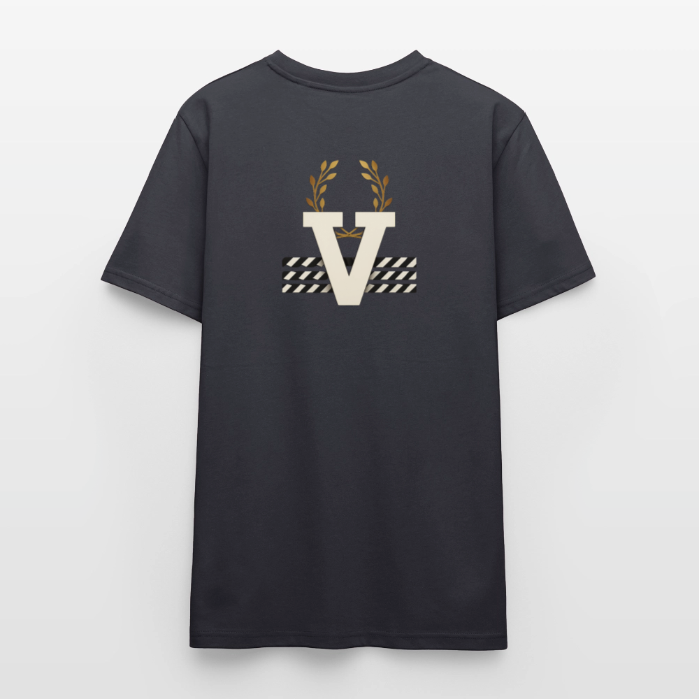 Unisex T-Shirt Hendriks - Dunkles Graublau