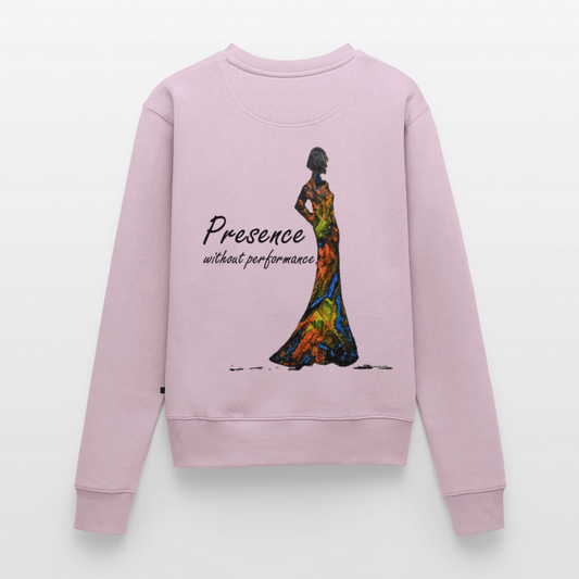 Frauen Pulli Presence Backprint - Altrosa