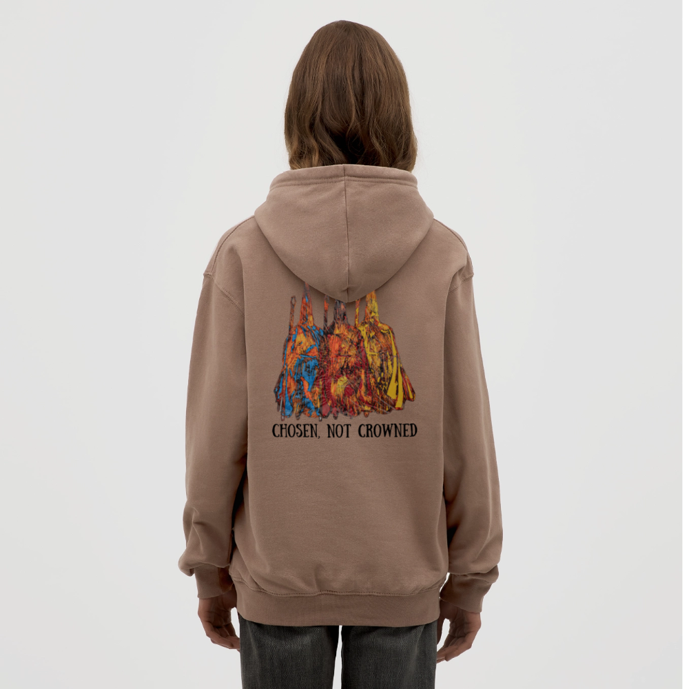 Unisex Hoodie Nazzarener Backprint - Mokka