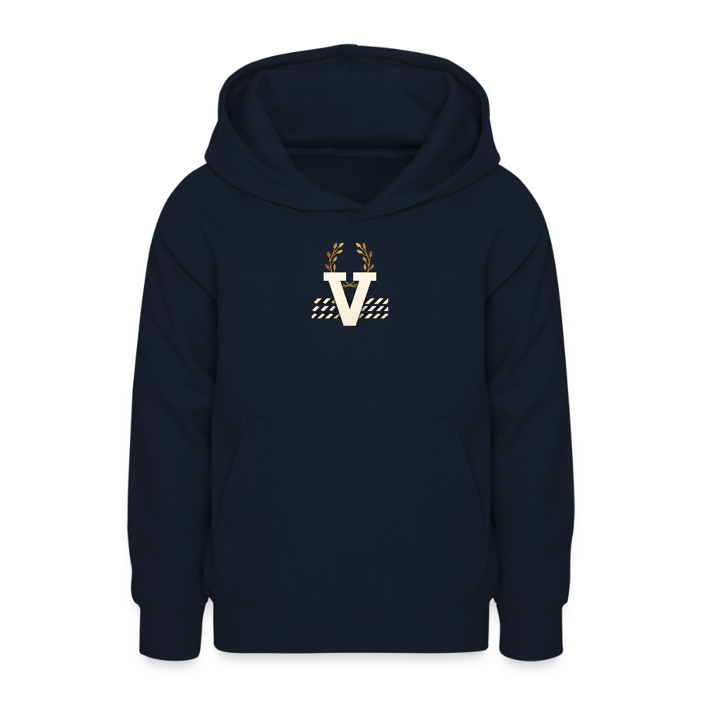 Teenager Hoodie Geishas Backprint - Navy