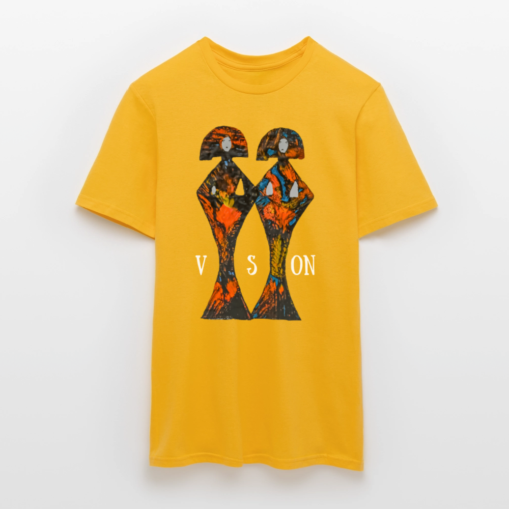 Männer T-Shirt Geishas - Gelb